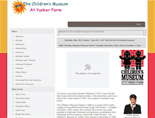 Tablet Screenshot of childrensmuseum-yunker.org